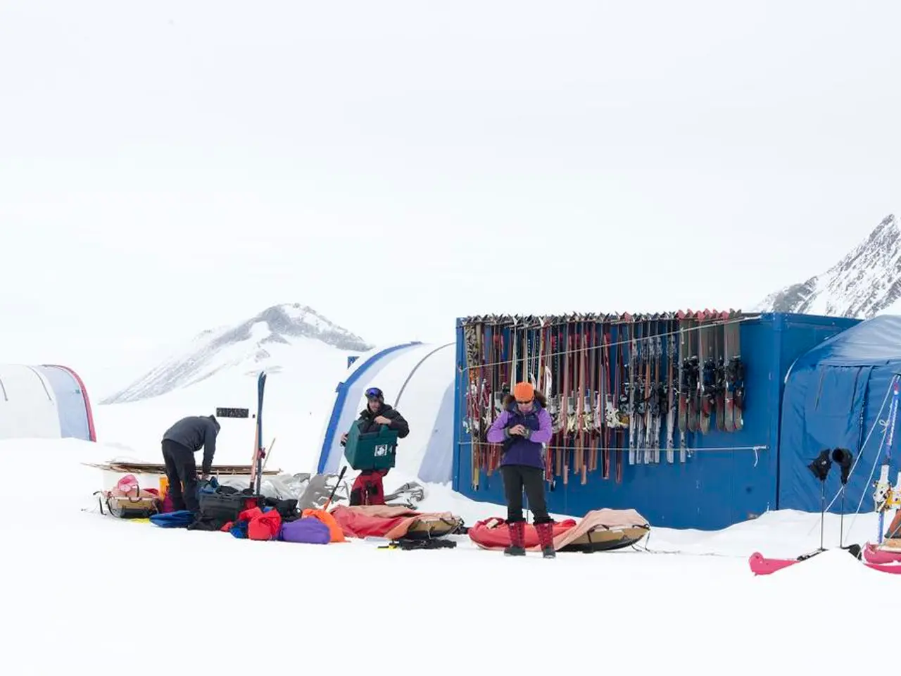 Alpine snow is being melted by intense heat, leading to a potential water scarcity situation
