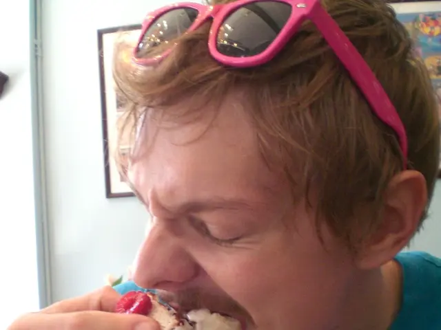 Elderly Dementia Sufferer Causes Mess During Mealtime