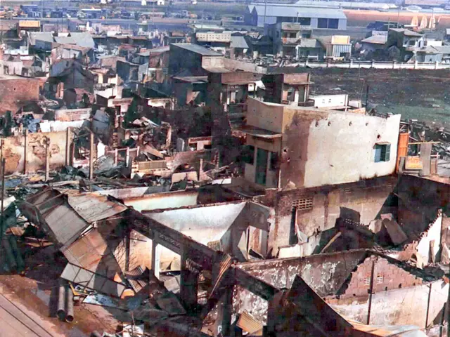 Catastrophic collapse of apartment building in Egypt results in four fatalities as stated by...