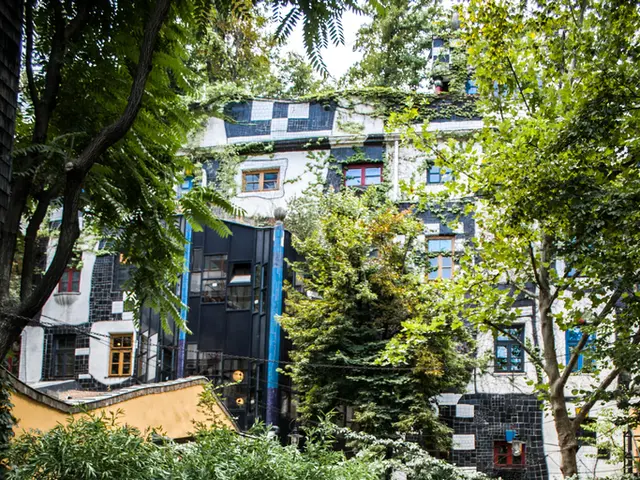 Urban Residents Maintaining Composure During Warm Weather Conditions