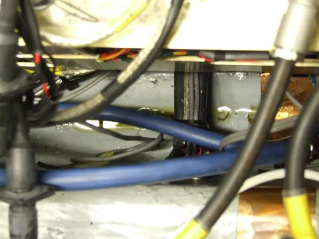 As we can see in the image there are different colors of wires.
